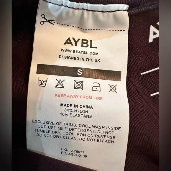 AYBL EMPOWER SEAMLESS LONG SLEEVE CROP TOP - Cocoa Brown - S - Picture 12 of 15